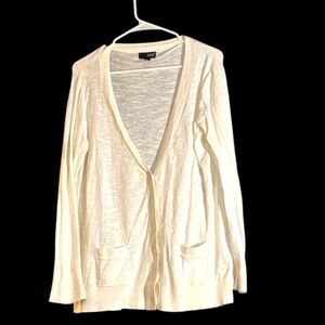 a.n.a Women's White Cardigan